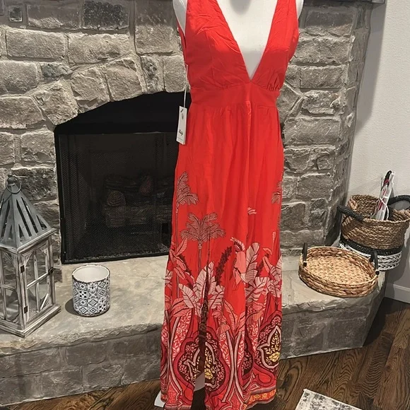 chinese dress ladies The Clementina Ruffle Floral Maxi Dress  Ivory Marie